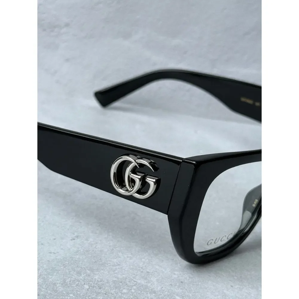NEW Gucci GG1952O Black Thick Rim Eyeglasses Frames $515